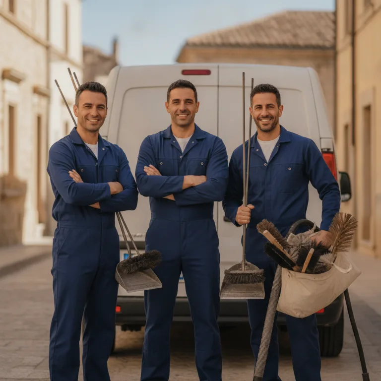 Spazzacamino team a Arenella